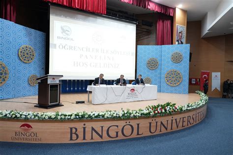 Bingöl Üniversitesi Öğrencilerle Söyleşi Paneli Gerçekleştirildi